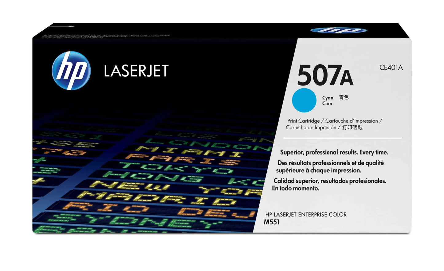 HP 507A Cyan – Toner HP LaserJet d’origine (CE401A) Connecto.ma