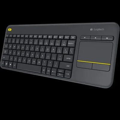Logitech K400 Plus Wireless Touch Keyboard – Gris Foncé — Connecto.ma