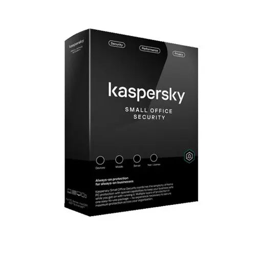 KASPERSKY SMALL OFFICE SECURITY 5 POSTE+1SERVEUR VERSION 9 — Connecto.ma