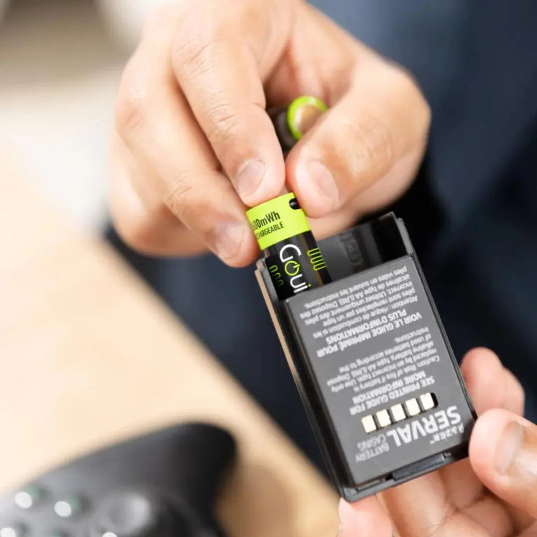 GOUI PILE RECHARGEABLE AAA BATTERIE (2PCS) Noir - Connecto.ma