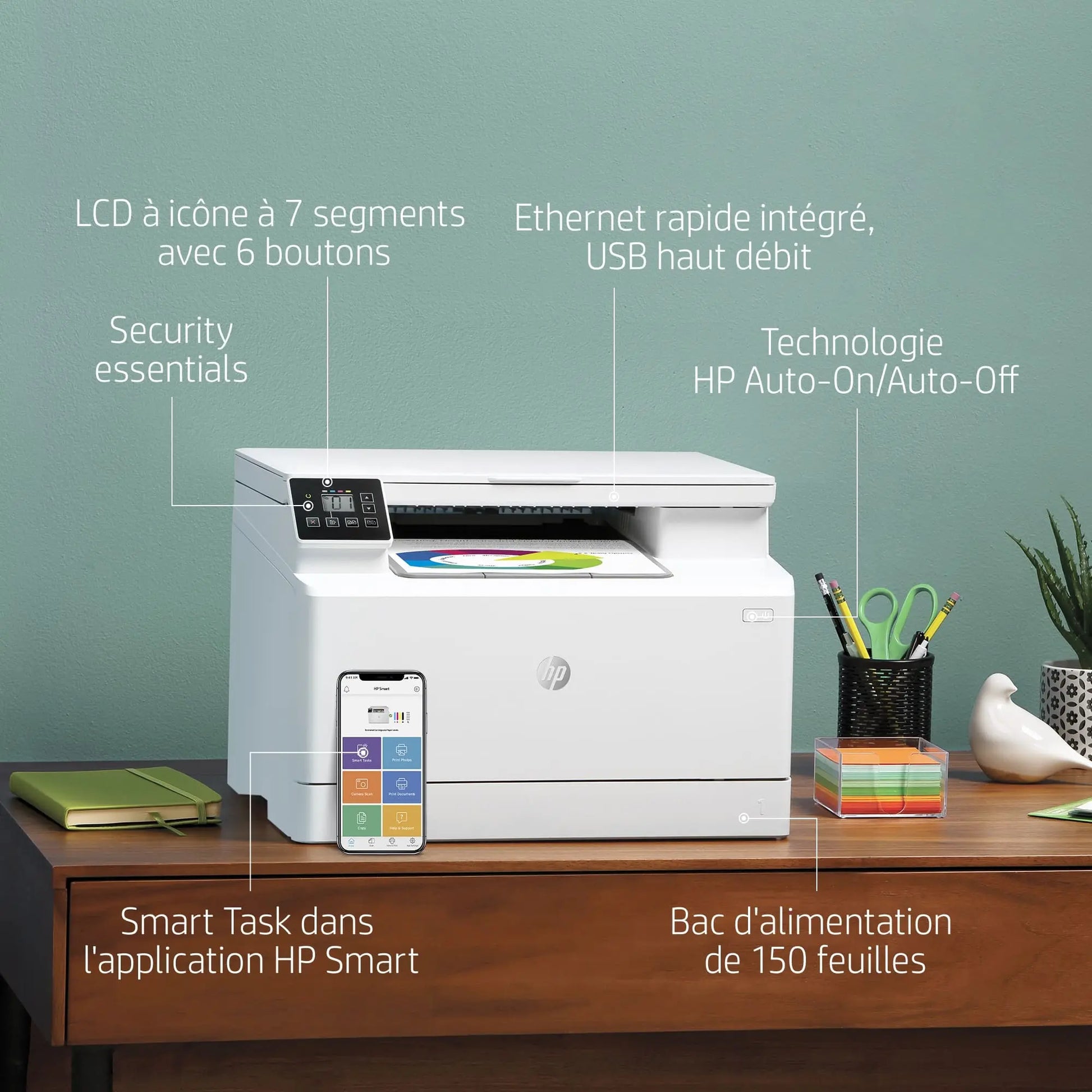 IMPRIMANTE MUTLIFONCTION LASERJET HP PRO M182N (7KW54A) Hewlett Packard