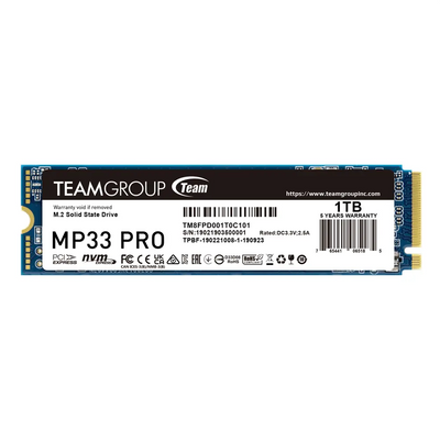 Disque Dur Team Group MP33 PRO – 1TB M.2 Nvme — Connecto.ma