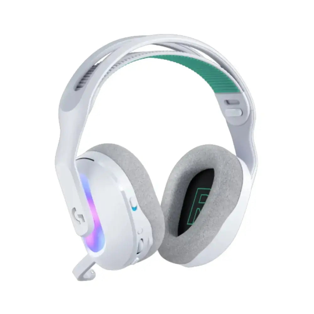 Logitech G522 Lightspeed Casque Sans Fil Gaming Bluetooth RGB – Blanc — vue 3 — Connecto.ma
