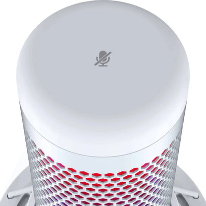 HyperX QuadCast S Blanc – Microphone USB RGB Streaming Connecto.ma