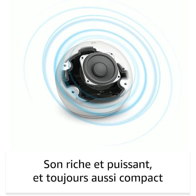 Amazon Alexa Echo Dot 5e gén(Nouvelle génération) Bleu marine – Enceinte connectée Bluetooth et Wi-Fi - Connecto.ma