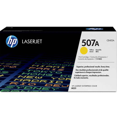 HP 507A Jaune – Toner HP LaserJet d’origine — Connecto.ma