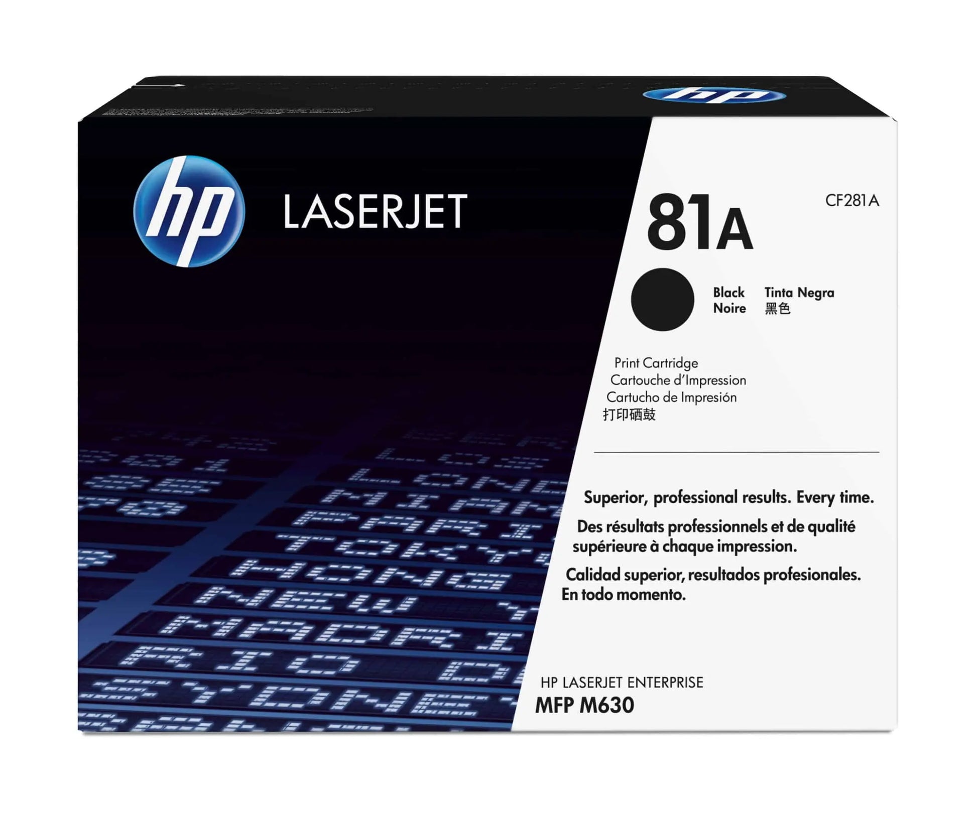 Toner HP 81A LaserJet authentique – Noir (CF281A) Hewlett Packard