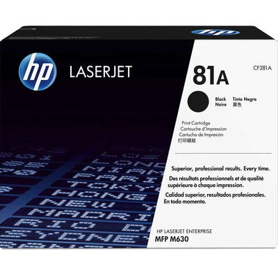 Toner HP 81A LaserJet authentique – Noir — Connecto.ma