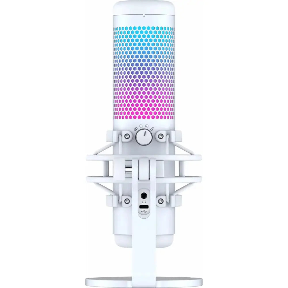 HyperX QuadCast S Blanc – Microphone USB RGB Streaming — Connecto.ma