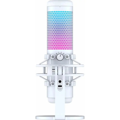 HyperX QuadCast S Blanc – Microphone USB RGB Streaming — Connecto.ma