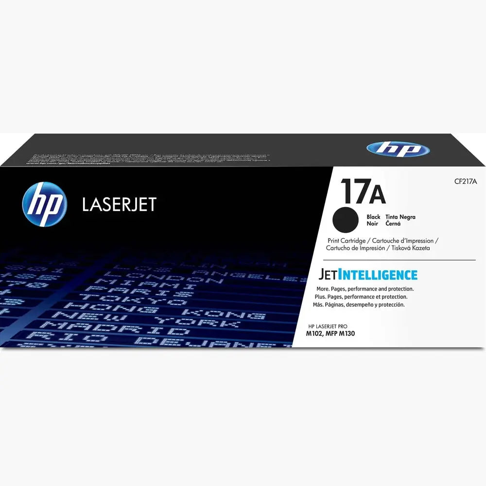 Cartouche de toner HP 17A LaserJet – Noir — vue 2 — Connecto.ma
