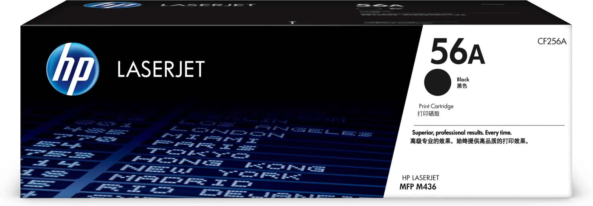 HP 56A Noir – Toner HP LaserJet d’origine (CF256A) Connecto.ma