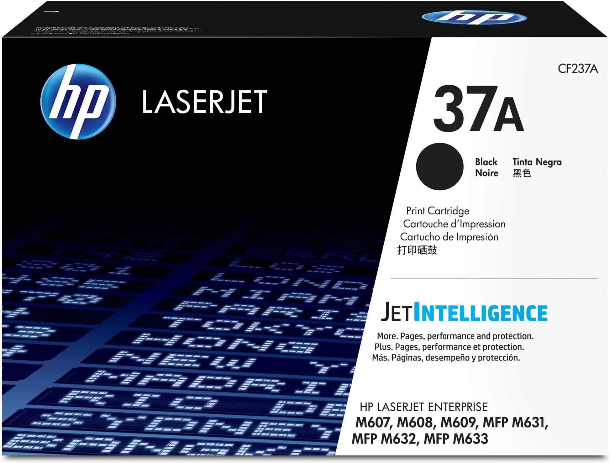 HP 37A Noir – Toner HP LaserJet d’origine (CF237A) Connecto.ma