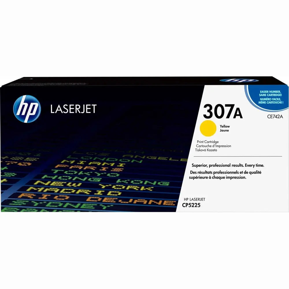 HP 307A Jaune – Toner HP LaserJet d’origine — Connecto.ma
