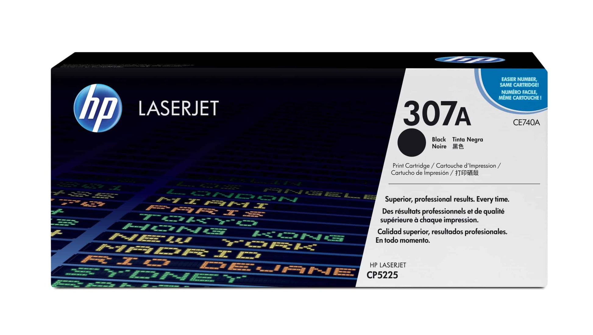 HP 307A Noir – Toner HP LaserJet d’origine (CE740A) Connecto.ma