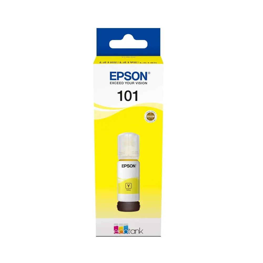 Epson 101 Jaune – Bouteille d’encre Epson EcoTank d’origine — vue 2 — Connecto.ma