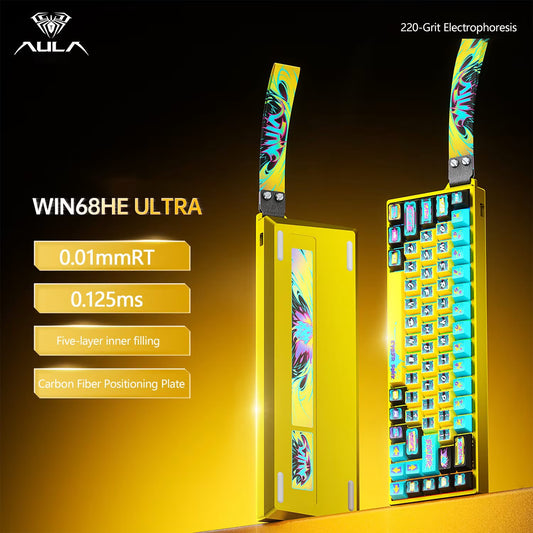 AULA WIN68 HE Ultra Clavier Gaming Magnétique 68 Touches — vue principale — Connecto.ma