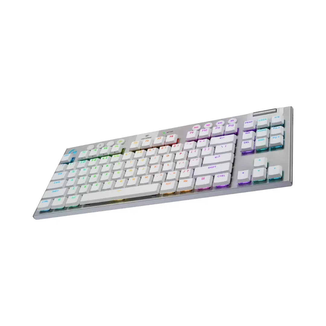 Logitech Clavier Sans Fil Gaming G915X TKL Lightspeed (Tactile Version) – Blanc (920-012737) Connecto.ma