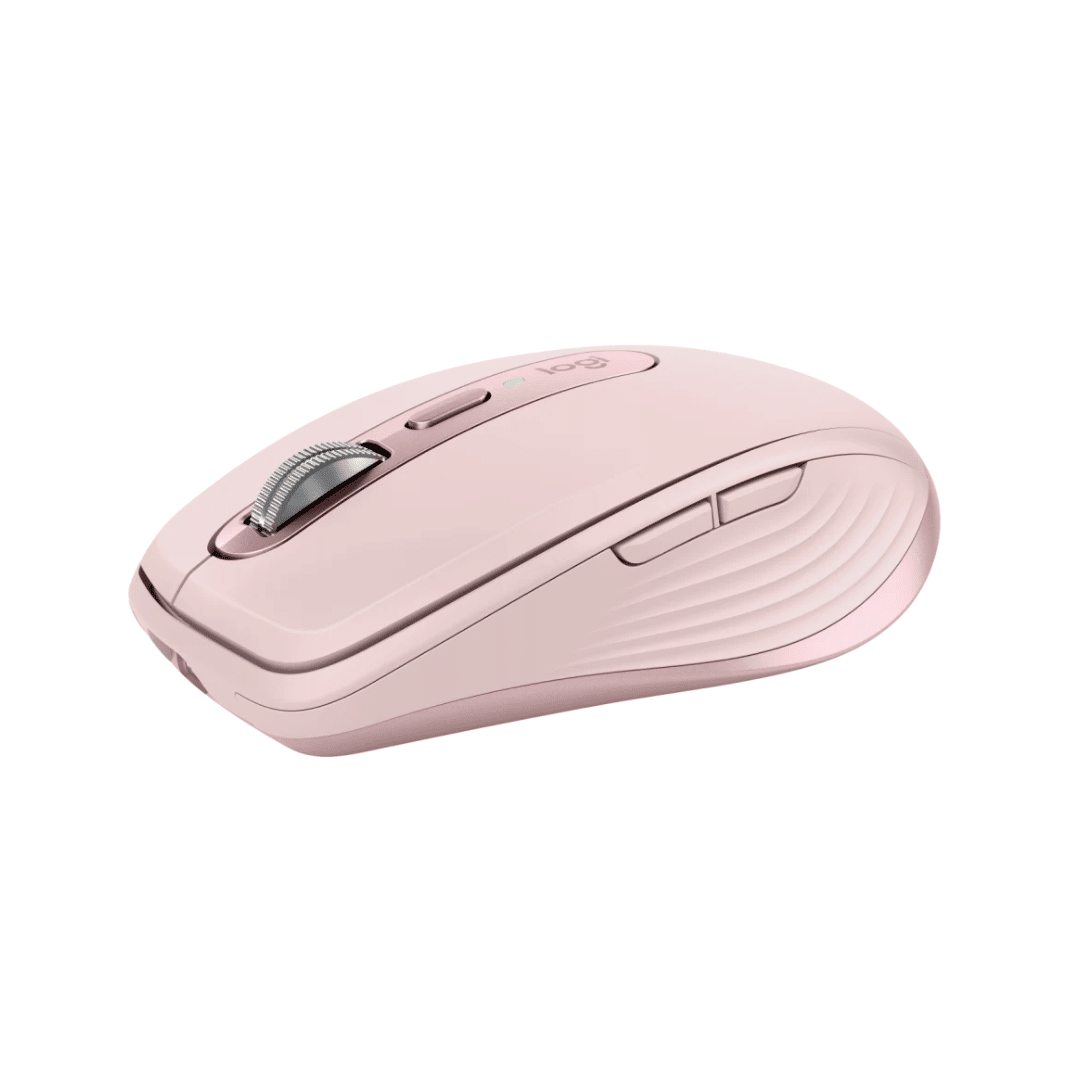 Logitech MX Anywhere 3S Souris sans fil Bluetooth – Rose (910-006931)