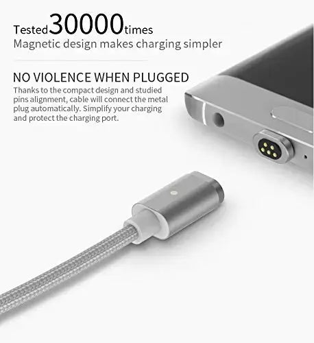 Câble magnétique Wsken Mini2 Micro USB - Lightning — vue 4 — Connecto.ma