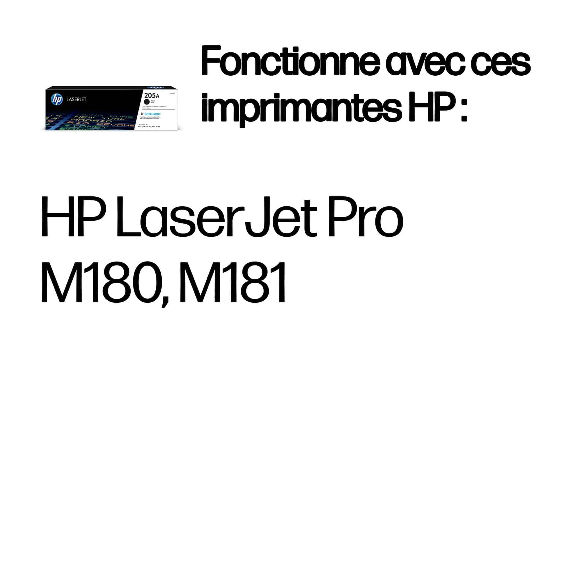 HP 205A Noir – Toner HP LaserJet d’origine (CF530A) Connecto.ma