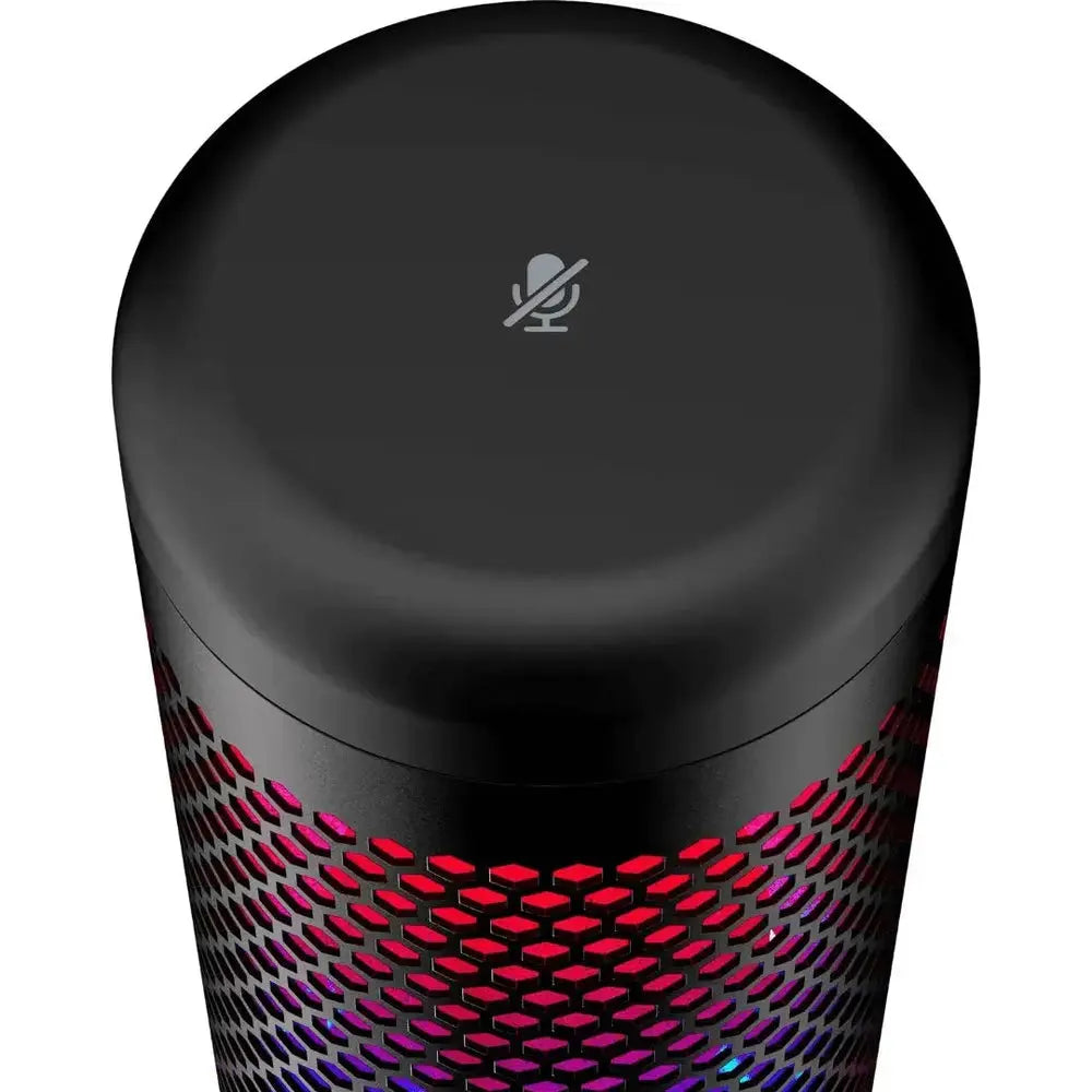 HyperX QuadCast S Noir – Microphone USB RGB Streaming — vue 3 — Connecto.ma