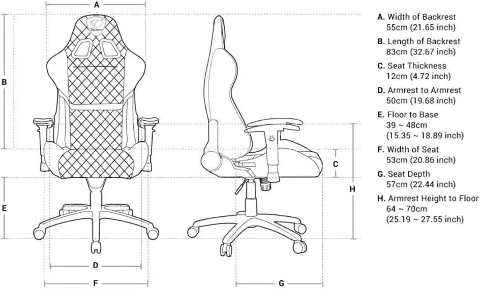 Chaise gamer Cougar ARMOR S -Noir & Orange (COUGAR-S) Connecto.ma