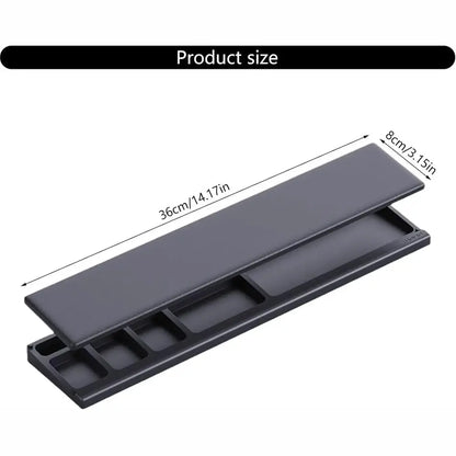 Coussin de Repos pour Poignet Ergonomique en Cuir – Hagibis | Mousse à Mémoire de Forme, Support Confortable, Boîte de Rangement Intégrée Connecto.maMaroc | Connecto.ma