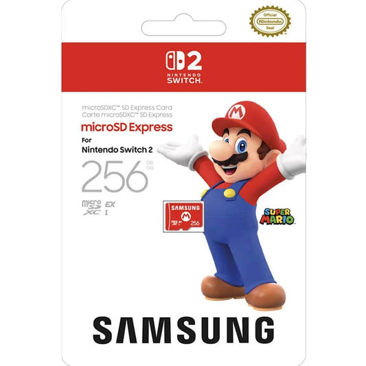 Carte microSD Express Samsung – 256 Go pour Nintendo Switch™ 2