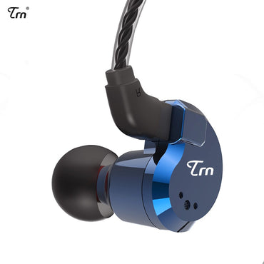 Écouteurs HiFi Linsoul TRN V80 Bleus — vue de face bleu — Connecto.ma