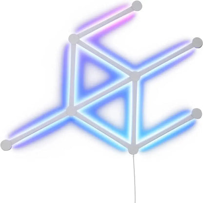 Bande Lumineuse Murale LED RGB Connectée – 9 Barres Modulables, Contrôle Vocal, Synchronisation Musicale, Compatible Alexa & Google, 10000 LUX, Application TUYA/Smart Life Connecto.maMaroc | Connecto.ma