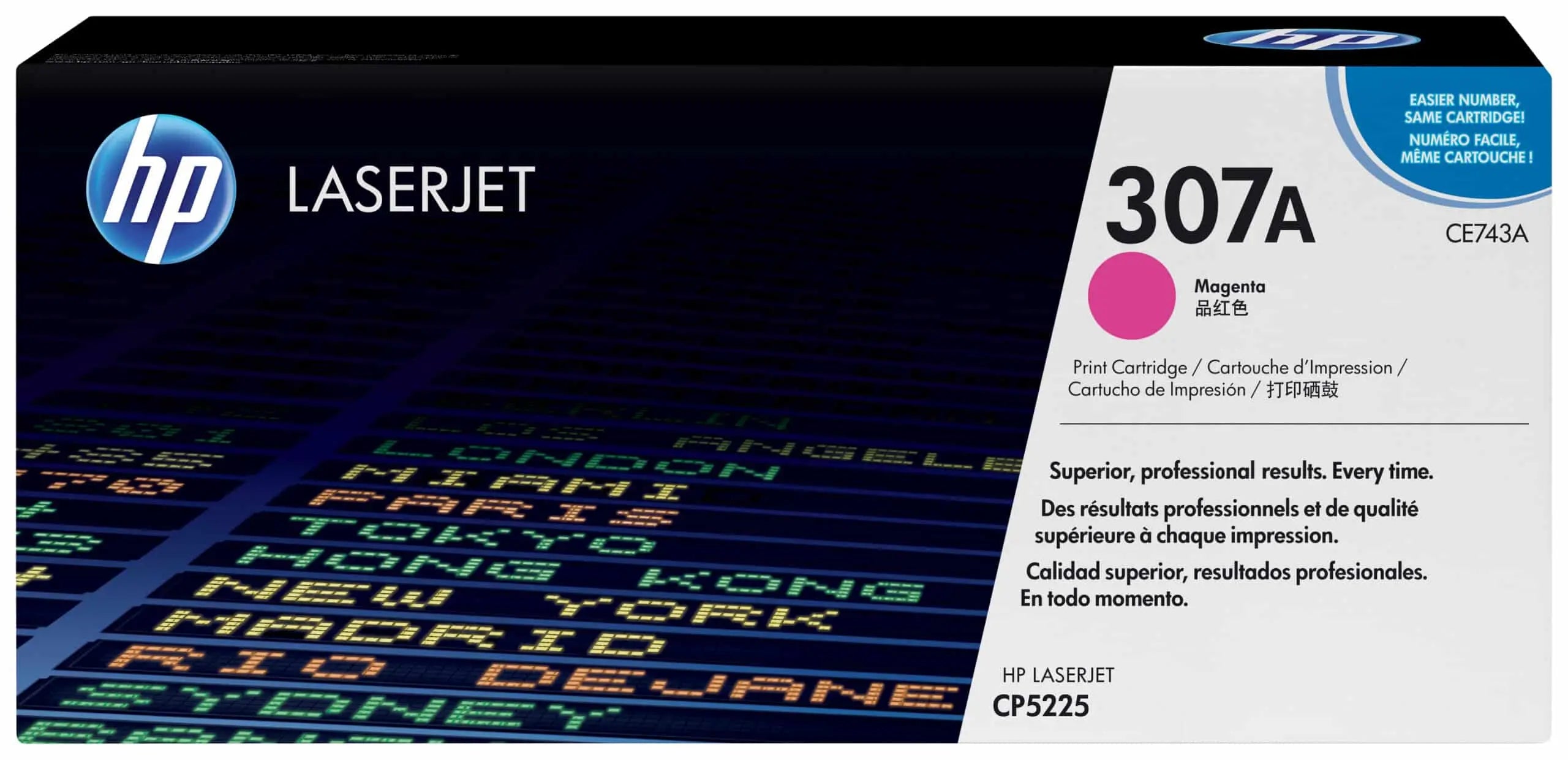 HP 307A Magenta – Toner HP LaserJet d’origine (CE743A) Connecto.ma