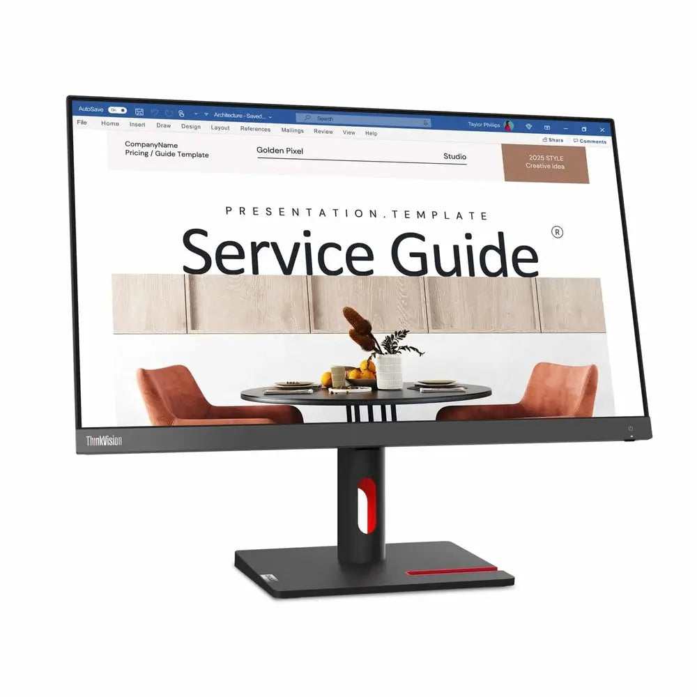 Moniteur Écran Lenovo ThinkVision S24i-30 23.8 » — vue 4 — Connecto.ma