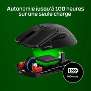 HyperX Pulsefire Haste 2 Souris Gamer Sans fil Mini- Noir — vue 5 — Connecto.ma