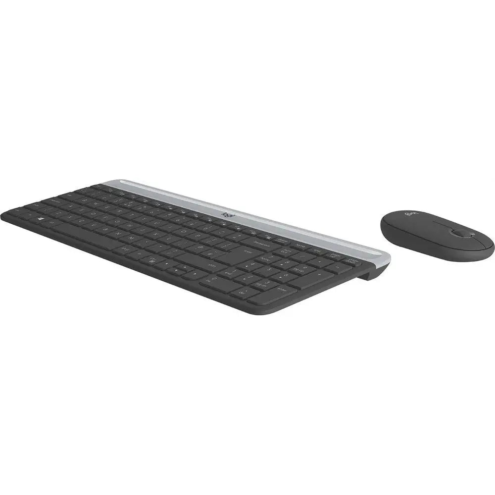Clavier et souris sans fil ultra-fin Logitech MK470 — vue 2 — Connecto.ma