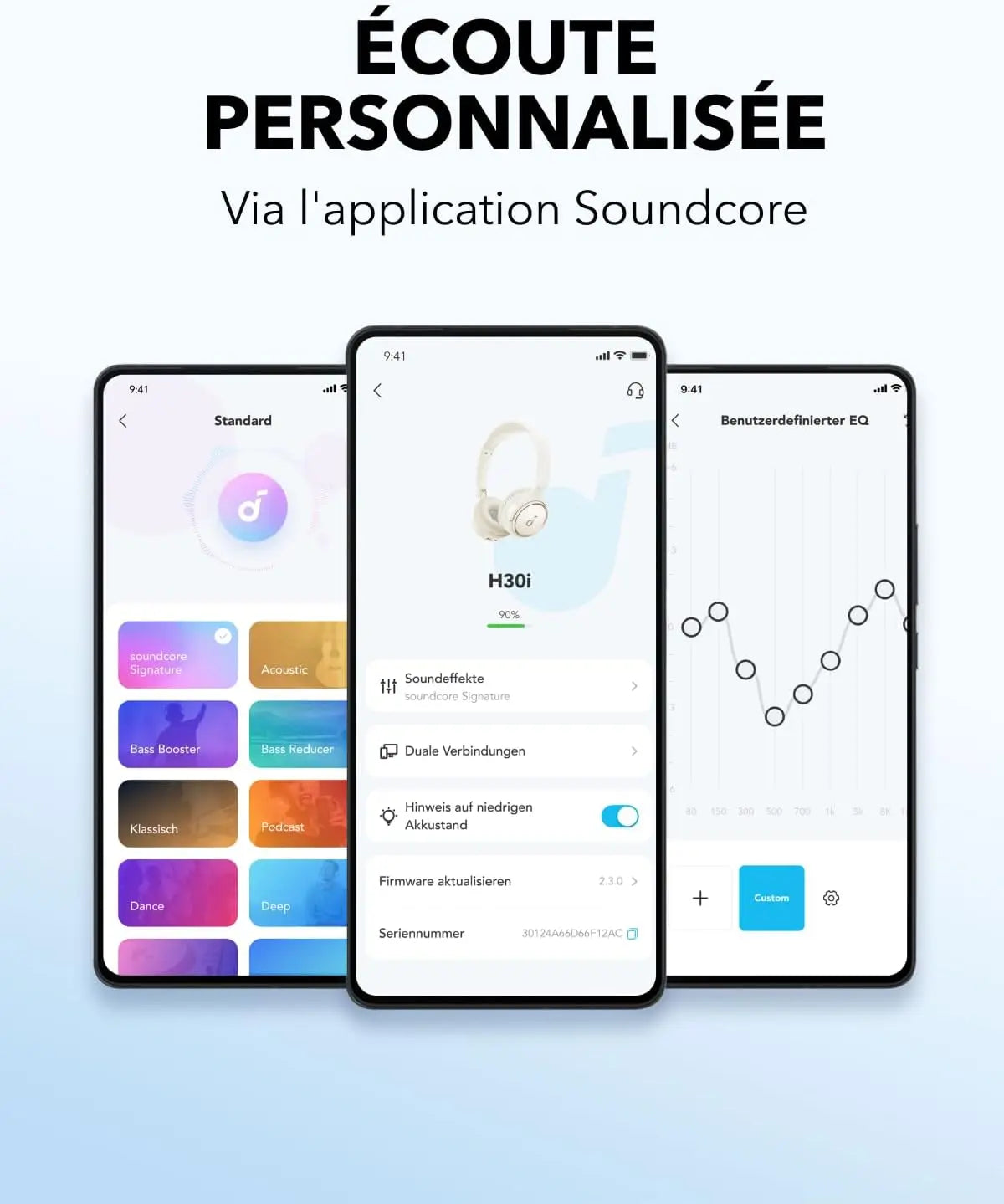 casque sans fil supra-auriculaire Soundcore H30i - Connecto.ma