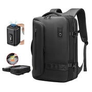 Sac à Dos de voyage sous vide Étanche RZTX–45L, Antivol, Sac Sous Vide & Ventouse Puissante — Connecto.ma