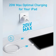 Anker chargeur mural 20W USB-C - Blanc — vue 2 — Connecto.ma