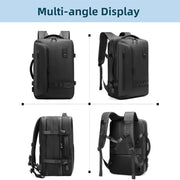 Sac à Dos de voyage sous vide Étanche RZTX–45L, Antivol, Sac Sous Vide & Ventouse Puissante — vue 2 — Connecto.ma