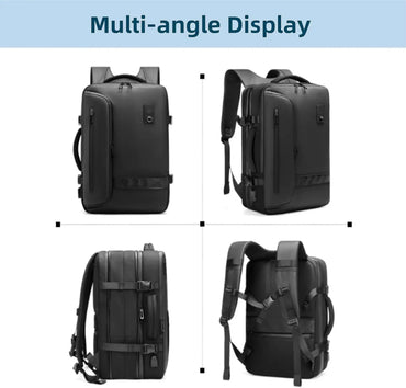 Sac à Dos Étanche RZTX – 45L, Antivol, Sac Sous Vide & Ventouse Puissante Intégrée-cartable Connecto.ma