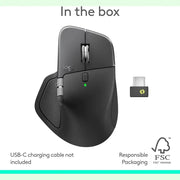 Logitech MX Master 4 Wireless Bluetooth Mouse – Graphite — vue 6 — Connecto.ma