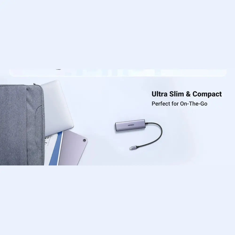 Adaptateur hub USB-C 5 en 1 Ugreen — vue 5 — Connecto.ma