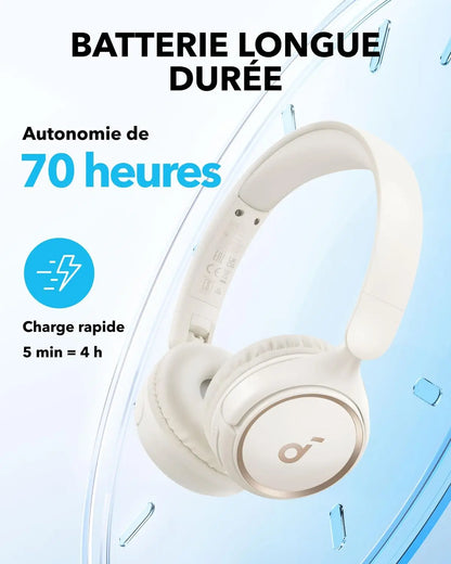 casque sans fil supra-auriculaire Soundcore H30i - Connecto.ma