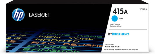 HP 415A Cyan – Toner HP LaserJet d’origine (W2031A) Connecto.ma