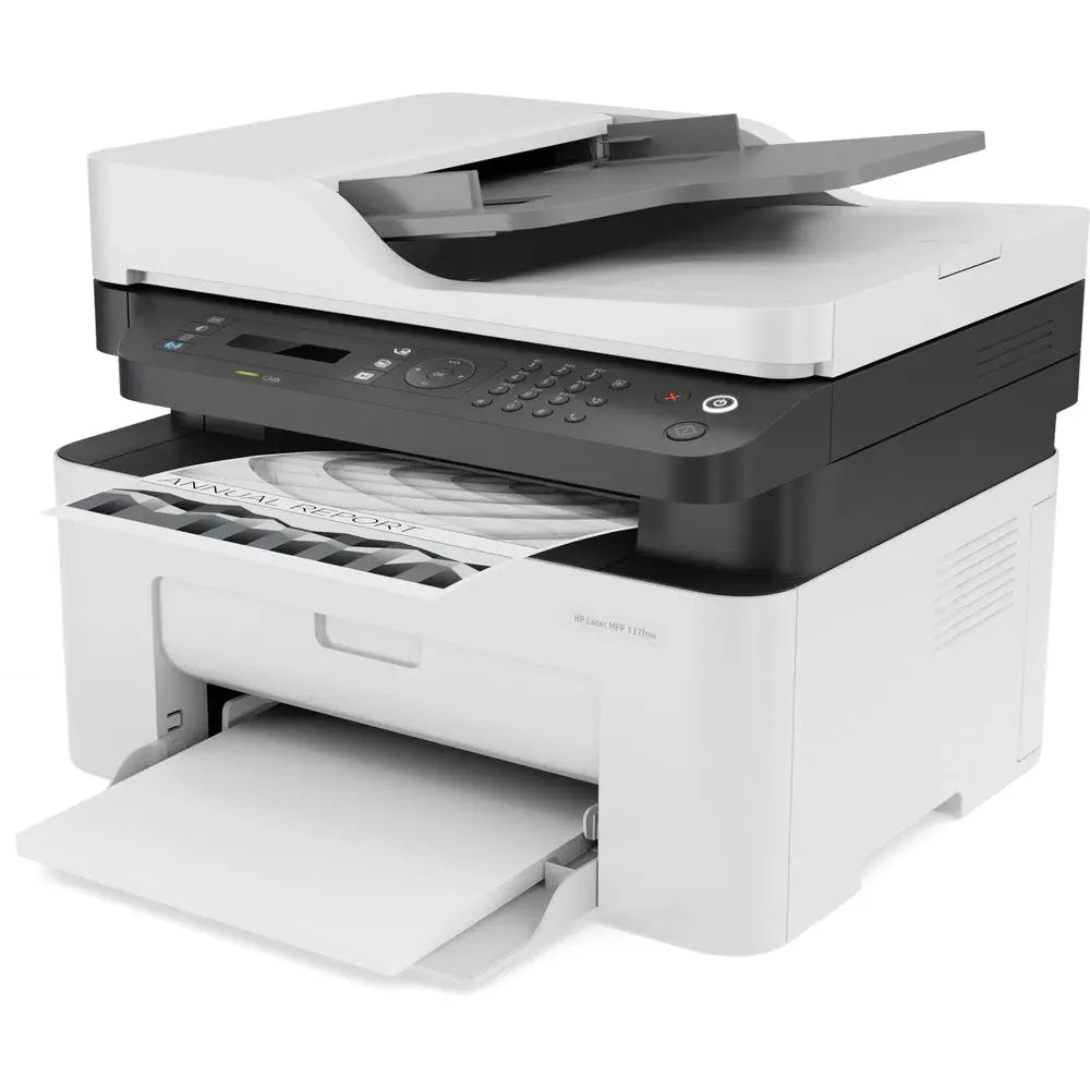 IMPRIMANTE MUTLIFONCTION LASERJET HP PRO 137fnw — vue 3 — Connecto.ma