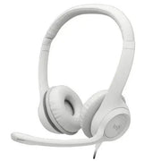 Logitech H390 avec microphone anti-parasite – USB Blanc — Connecto.ma