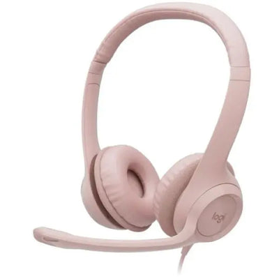 Casque Logitech H390 USB – Rose — Connecto.ma