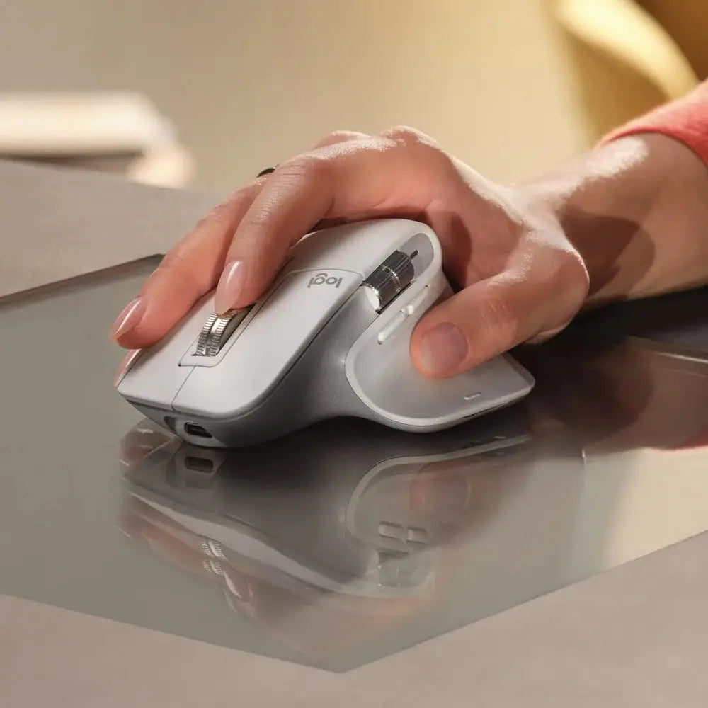 Logitech MX Master 3S souris Droitier RF sans fil + Bluetooth Laser 8000 DPI — vue 2 — Connecto.ma