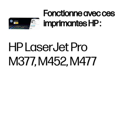 HP 410A Noir – Toner HP LaserJet d’origine (CF410A) Connecto.ma