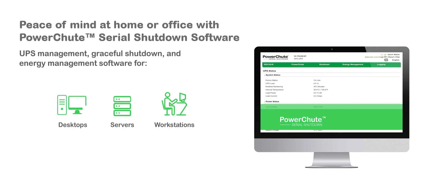 ONDULEUR APC BACK-UPS RS PRO 1500VA/865W Topology Line-interactive